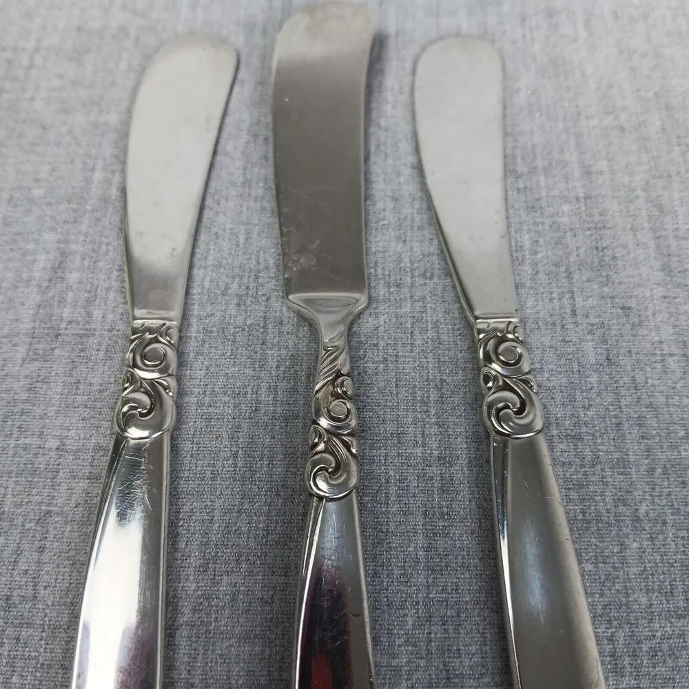 Community South Seas 3 Small Spreading Knifes Mid Century Modern Replacements
